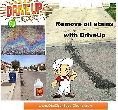 Concentrated Degreaser 4 x 1 Gal Multi Surface Safe Degreaser, Remove Motor Oil from Concrete, Industrial Strength