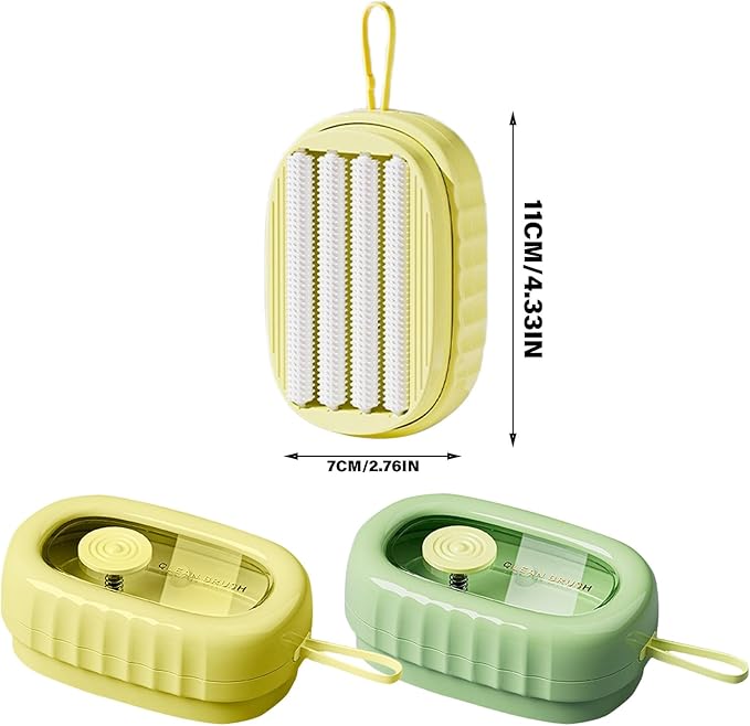 Multifunction Laundry Brush Household Scrubbers with Integrated Detergent Release for Laundry and Home Surfaces