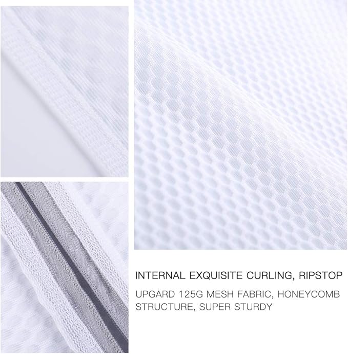 Kimmama Oversize Laundry Bags Mesh Wash Bags, Large Delicates Bag for Washing Machine, Jumbo Laundry Sack for Washing Delicates, Big Clothes, Bed Sheet, Bedcover, Blanket, Curtain, Stuffed Animal Toys