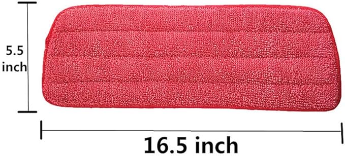 Microfiber Mop Replacement Heads for Wet/Dry Mops Floor Cleaning Pad Fit All Spray Mop (5 Pack)