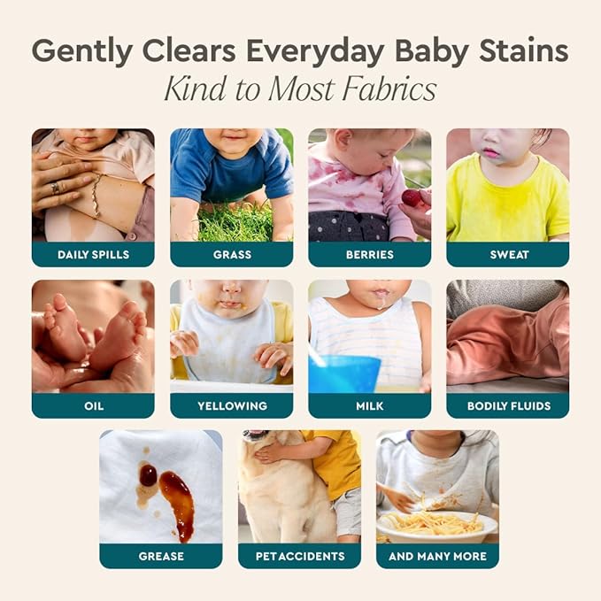 Puracy Stain Remover - Cleaning Spray, Clothes Stain Removal, Laundry Stain Spray for Clothes, Travel Spot and Oil Remover - Natural Spot Cleaner, 48 Oz