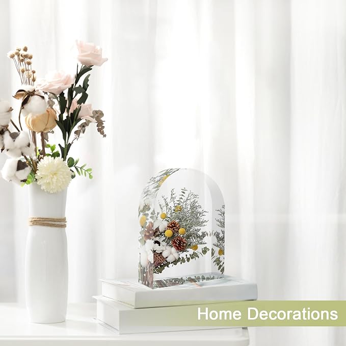 KISREL Large Resin Molds, Arch Silicone Mold for Epoxy Resin, Large Mold for Flower Preservation, Deep Pour Molds for Furniture Decoration, DIY Wedding Bouquets Preservation, Valentine's Day Gifts