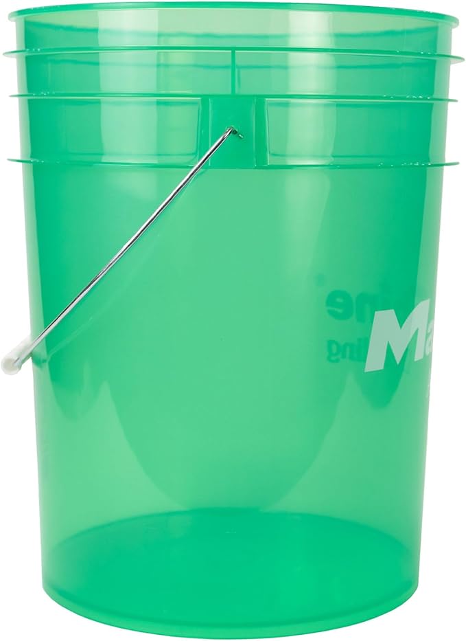 Maxshine 5gal Universal Detailing Bucket – Car Wash Bucket for Scratch-Free Washing, Garage Storage & Detailing Tools – Holds Soap, Foam Cannon, Microfiber Towels & More
