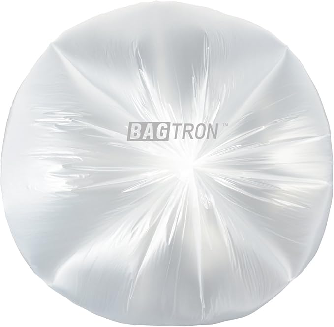 20-30 Gallon Trash Bags, 10 Micron High Density Garbage Can Liners Bulk, 30" x 37", Natural Clear, 500 Count