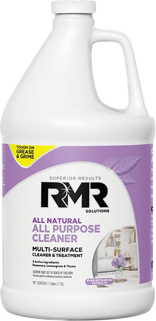 RMR All Natural All-Purpose Cleaner - Non-Toxic, Rinse-Free Multipurpose Cleaning Supplies, Biodegradable 1 Gallon Bottle, Modern Botanical Scent