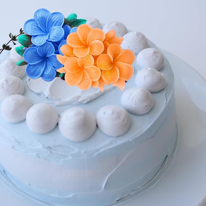 Wehous 2PCS Flower Silicone Mold 3D Cute Flower Resin Candle Molds for Candle Making Silicone Fondant Chocolate Cake Decorating Mold Candle Soap Wax Resin Concrete Clay Casting Craft Mould