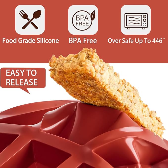 8 Cavity Rectangle Silicone Molds For Food，1 Inch Deep Chocolate Bar Baking Mold，Homemade Granola Bar/Cereal Protein Energy/Candy Bar - Set of 1