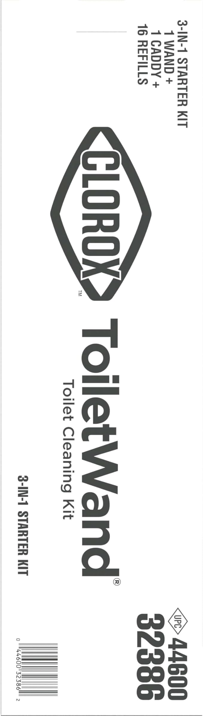 CLOROX ToiletWand Disposable Toilet Cleaning System - ToiletWand, Storage Caddy and 16 Disinfecting Refill Heads (Pack of 6)