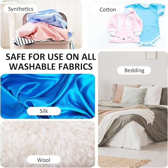 BEE & FLOWER Fan Laundry Soap Bar Laundry Stain Remover Laundry Bar Soap for Clothes Underwear Washing (5.3 Oz x 2)