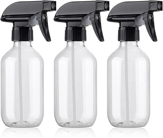 Teyssor Spray Bottles Water Spray Bottle - BPA Free - 10 oz/300 ml Plastic Refillable Containers Fine Mist Small Spray Bottle with Adjustable Nozzle for Hair, Cooking, Cleaning