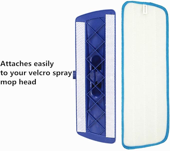 Microfiber Spray Mop Replacement Heads for Wet/Dry Mops Floor Cleaning Pads Compatible with Bona Floor Care System (6 Pack)
