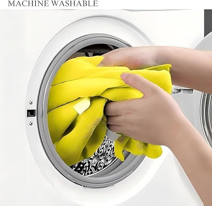 24 Pack 16'x16' Microfiber Household Cleaning Cloths - Multi-Purpose, Machine Washable, Absorbent Towels for Kitchen, Car, Home Appliances (16x16 24 Pack)