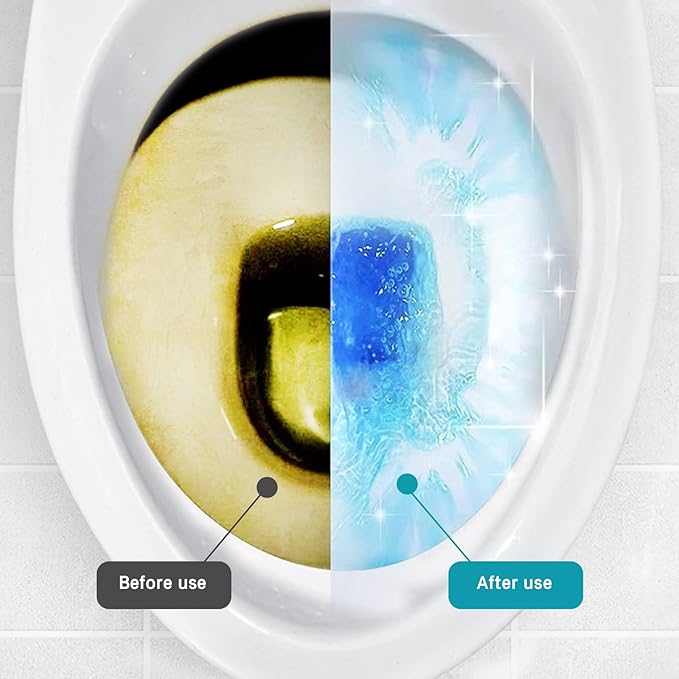 Simple Life Toilet Bowl Cleaner | Automatic Long-Lasting Toilet Bowl Cleaner Tablets | Easy-To-Use, Septic Safe Toilet Cleaner in Bottle | Powerfully Cleans and Prevent Stain Build Up | 3 Count