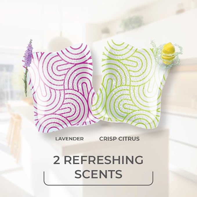 O-Cedar Floor Cleaning 40ct Pacs with Citrus Scent 10ct (2-Packs) and Lavender Scent 10ct (2-Packs)