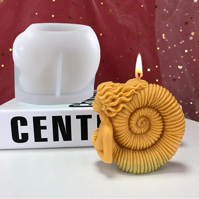 Conch Candle Silicone Mold Soap Mold Fondant Chocolate Cake Mould Aromatherapy Gypsum Craft Decoration Mold Resin Molds