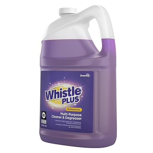 Diversey CBD540588 Whistle Plus Professional Multi Purpose Cleaner & Degreaser, Heavy Duty Stain Remover with Citrus Scent, Ready-to-Use Refill, 1-Gallon (Pack of 2)