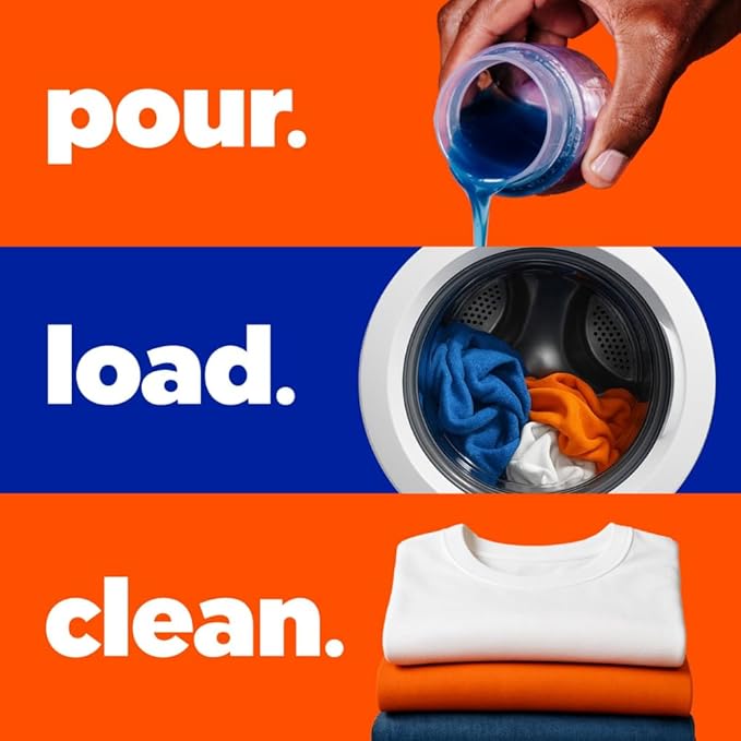 Tide Liquid Laundry Detergent, Original Scent, 80 fl oz, 64 Loads, Boosted Clean Even in Cold Water with Concentrated Washing Soap