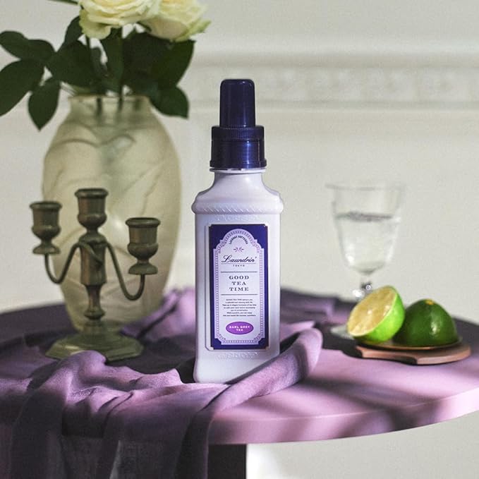 Laundrin Laundry Softener Earl Grey Tea, 2pk - Fabric Softener Liquid - Eco-Friendly & Plant-Based Softener - Household Laundry Scent Boosters - Laundry Fabric Softener - Fabric Scent Softener