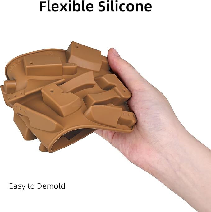 Halloween Chocolate Molds Knife Silicone Candy Molds 3pcs for Resin, Soap, Ice, Fondant, Cupcake Decoration