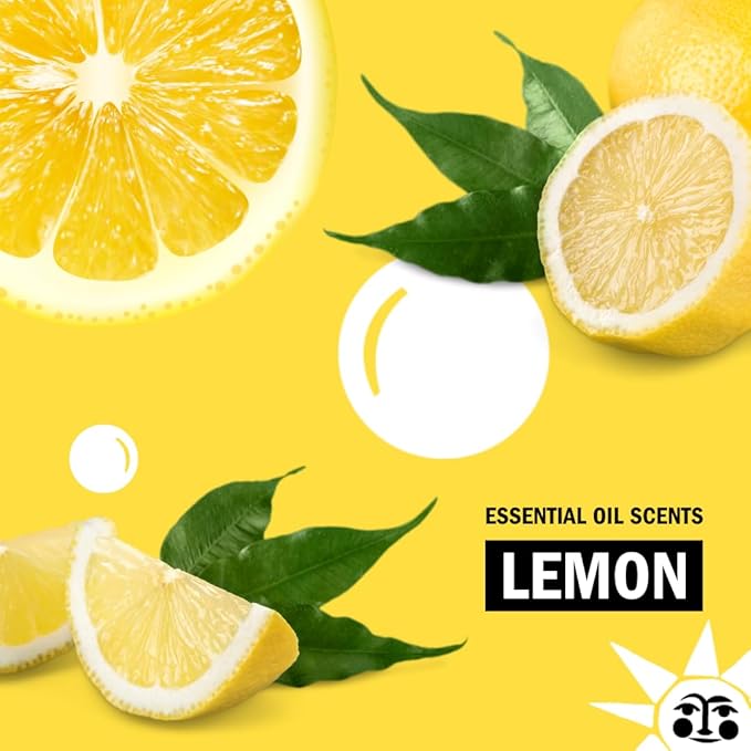 Molly's Suds Oxygen Whitener | Powerful Bleach Alternative, Chlorine Free & Color Safe | Brightens Whites and Removes Stains (Lemon Essential Oil - 41.09 oz)