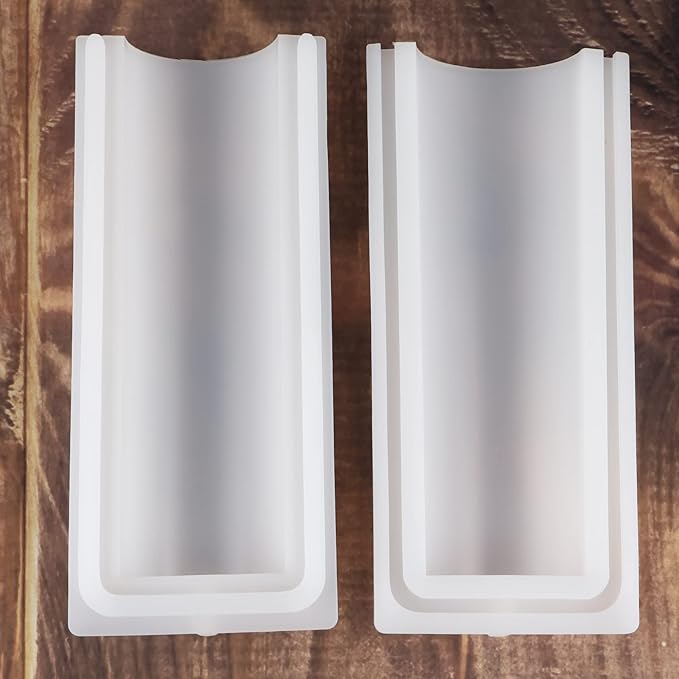 Tube Soap Mold with Clips, 1000ml Silicone Column Mould, Embed Soap Making Supplies for DIY Soap, Handmade Candle