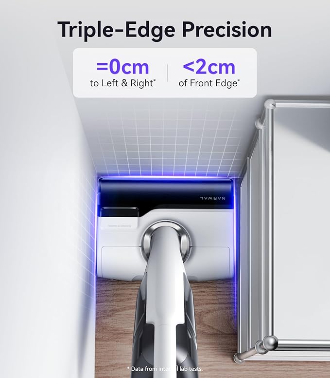 NARWAL S30 Wet Dry Vacuum Cleaner with 20000Pa Suction, 176°F Self-Cleaning, Heated Drying, Disposable Waste Bag, Tangle-Free, Cordless Vacuum Mop for Hard Floors & Edge Cleaning, Easy to Use