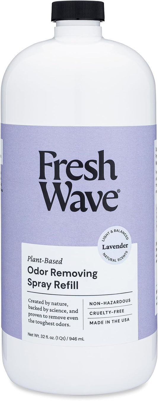 Fresh Wave Lavender Scent Odor Eliminator Spray & Air Freshener Refill, 32 fl. oz.