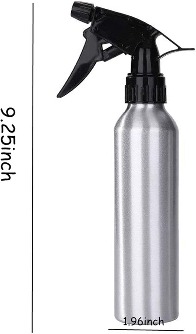 JinYan 250ml Empty Aluminum Spray Bottle,2pcs Reliable Sprayer Empty Spray Bottles Atomizer Mist Perfume for Hairdressing Tattooing Green Soap Flowers Water Sprayer Tool
