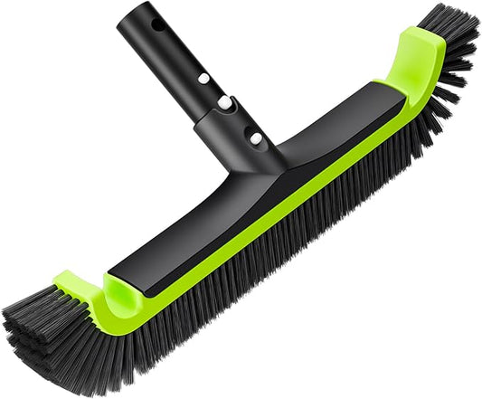 Sepetrel Upgrade Pool Brush Head for Cleaning Walls,Heavy Duty Inground/Above Ground Swimming Pool Scrub Brushes,Suitable for Various Harsh Environments