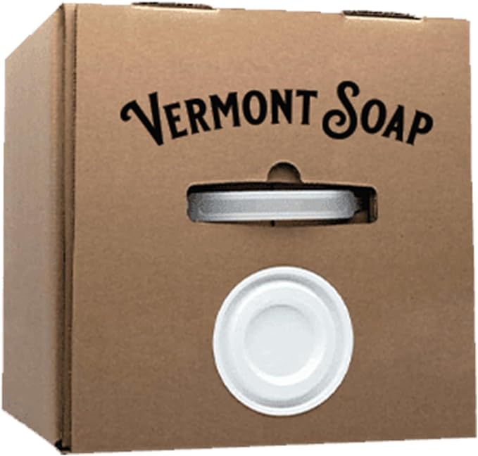 Vermont Soap Laundry Detergent, Laundry Soap, Natural Laundry Detergent Liquid, Baby Detergent, washing — Simply Unscented, 5 Gallon