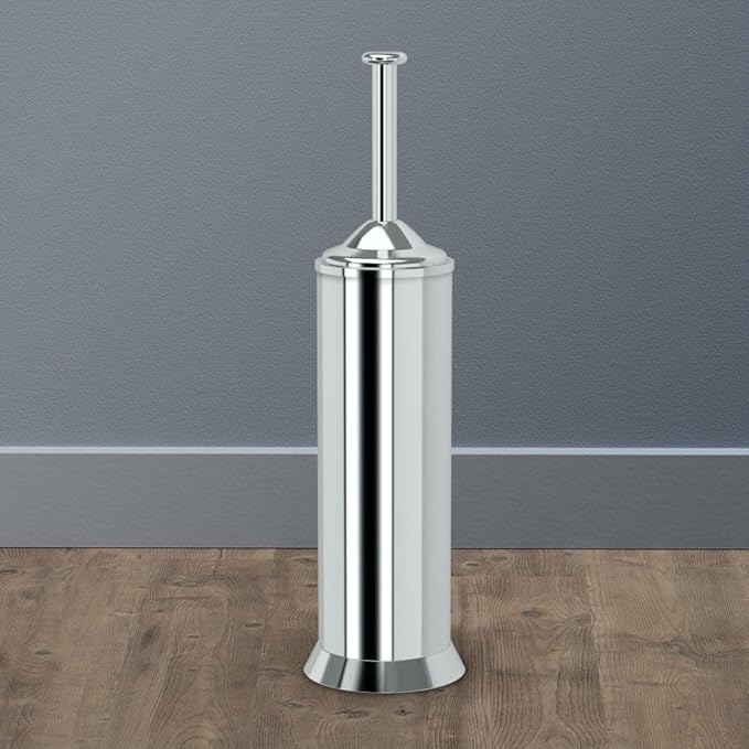 Gatco 1484 Toilet Brush and Canister, Chrome