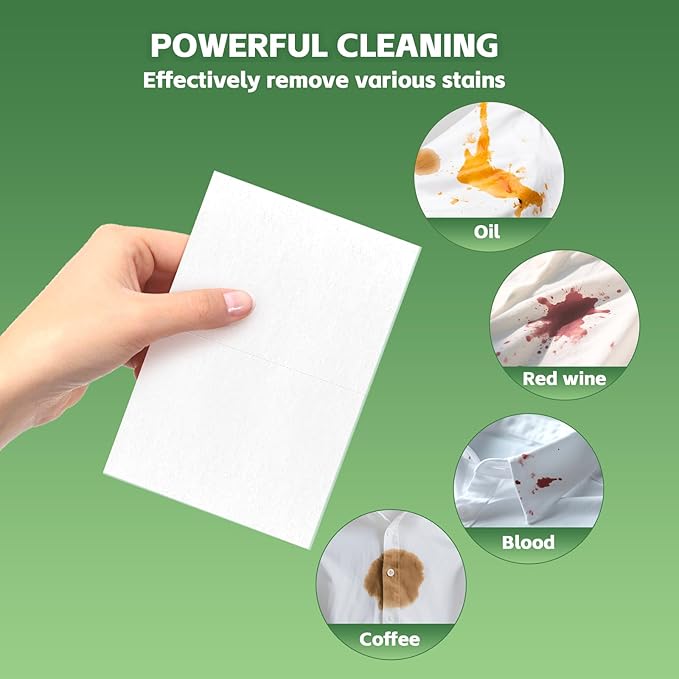 Laundry Detergent Sheets - 400 Loads Unscented Gentle on Sensitive Skin, Laundry Sheets for Dorm,College,Home, Hotel,Apartment,Camping,Ruise,Road Trip,Small Space, Family School Travel Essentials