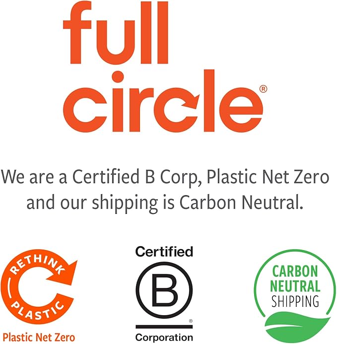 Full Circle Bottle Service-Refillable Glass Spray Bottle for Cleaning -Versatile Stream & Mist Options, Bamboo, Silicone Boot- Ideal for Non-Toxic Solutions & Plant Care, 16oz, Gray