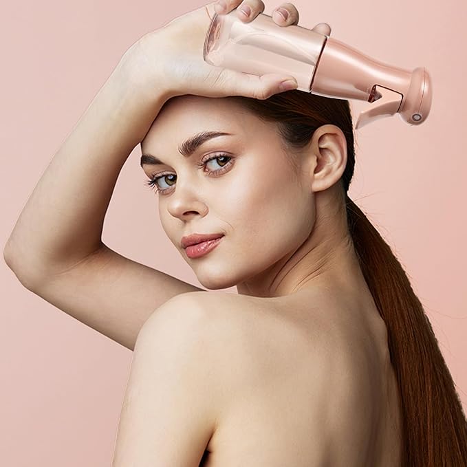 Spray Bottle For Hair, Continuous Mister Sprayer, Ultra Fine Mist Empty Spraying Water Bottles for Hairstyling, Barbers, Salons, Essential Oil Scents, Cleaning, Plants (2 Pack, 6.8 OZ)