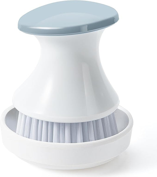 Dish Brush with Tray, Premium Kitchen Brushes for Dishes Pots Pans and Sink Cleaning, Professional Dish Scrub Brush for Kitchen Cleaning