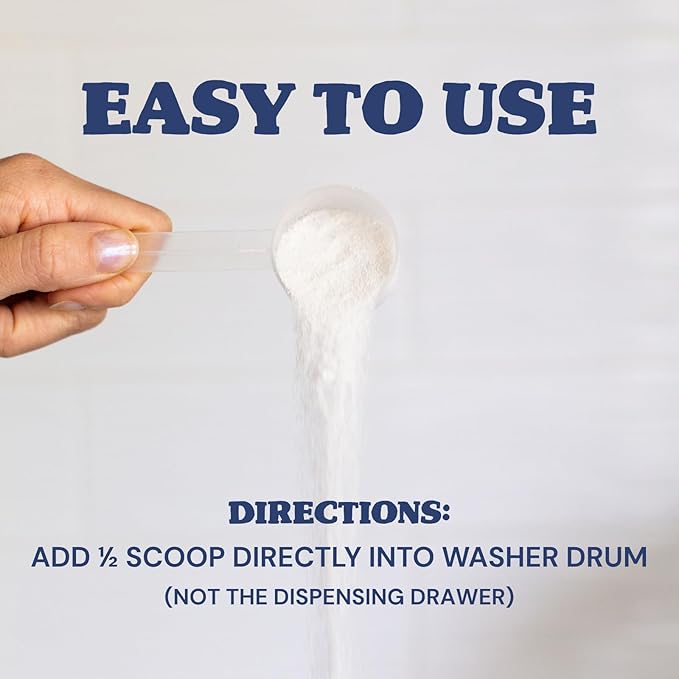 Laundry Detergent Powder | Safe for Sensitive Groups | Powerful Clean | Plant & Mineral-Based | Made in USA
