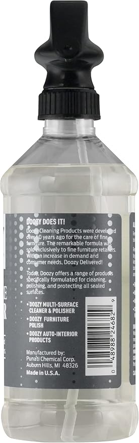 Doozy All Surface Pre-Cleaner - Pre Treatment to Easily Remove Built Up Grease, Grime, Dirt, Wax & Oil on Furniture, Wood, Glass, Plastic, Metal, Ceramic & Household Surfaces - 16 Ounce