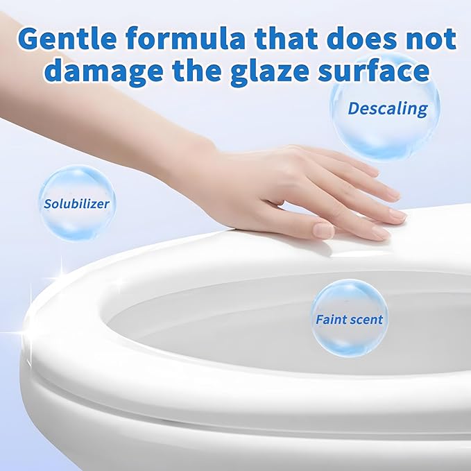 Automatic Toilet Bowl Cleaner Tablets, 30-Pack Long-Lasting Toilet Tank Cleaner for Bathroom, Blue Water Freshener, Prevents Stains & Odor, Safe for All Toilets (30, Blue and Pink)