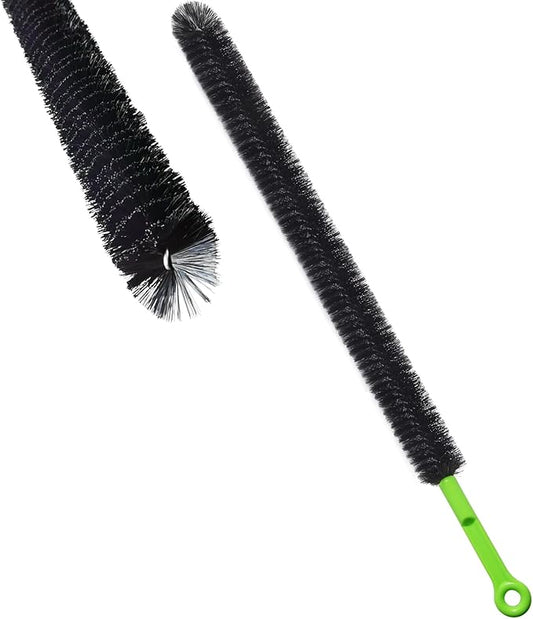 17” Pipe Cleaner, Cleaning Brush, Shower Cleaner Brush, Sink Drain Cleaner, Shower Drain Cleaner, Shower Brush For Cleaning, Dryer Vent Brush, Long Bottle Brush, Hair Drain Clog Remover, Bathtub Brush