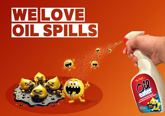 Oil Eater Original 32 oz All-Purpose Cleaner and Degreaser - Dissolve Grease & Oil Stains - Automotive, Kitchen and Outdoor – Pack of 2
