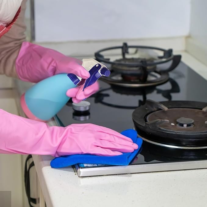 50 Pack Spray Bottle Nozzle Replacement, Heavy Duty Trigger Sprayer Nozzles Spray Bottle Tops Replacement, Spray Nozzles for 8oz 16oz 32oz Bottles for Home Cleaning, Gardening