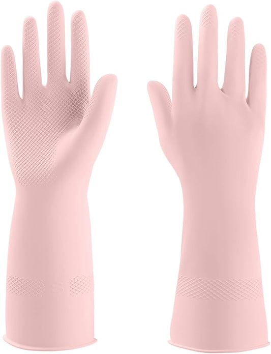 Rubber Gloves for Household, Dishwashing Gloves for Kitchen, Reusable