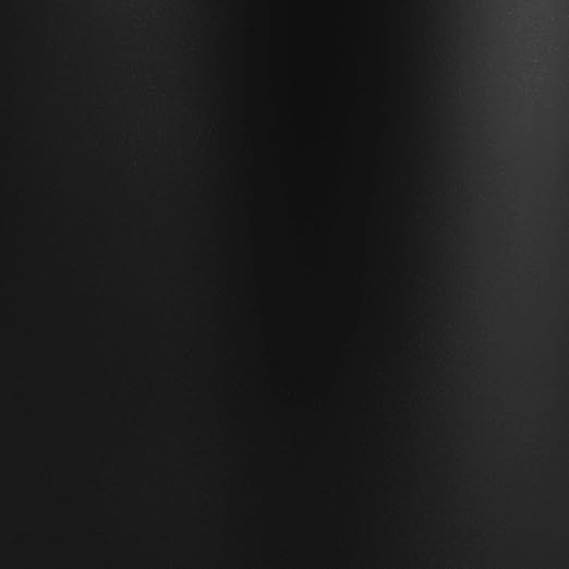 mDesign Stainless Steel Round Metal Trash Can, Small 2.8 Gallon Wastebasket, Garbage Bin for Bathroom, Bedroom, Kitchen, or Home Office, Holds Waste and Recycle, Matte Black