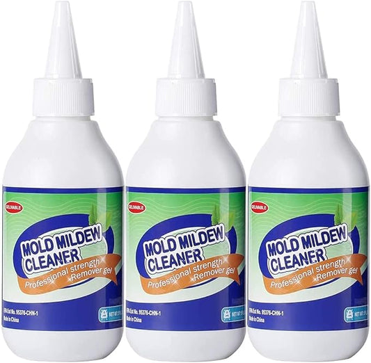 Mold Remover Gel - Effective Mold Cleaner for Household Shower, Kitchen Sinks, Walls, Tiles, Grout, Bathrooms, Washing Machine and Refrigerator Strips - 15 Fl.Oz