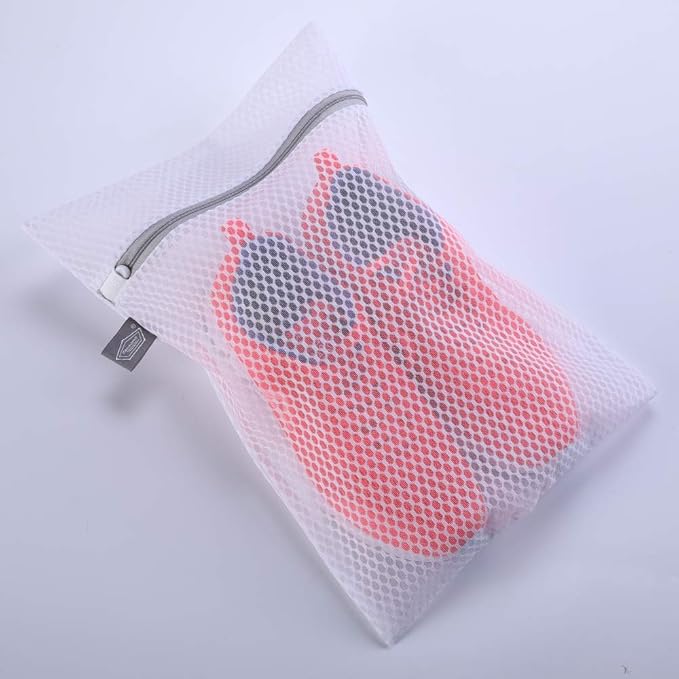 Kimmama Laundry Bags Mesh Wash Bag, Lingerie Bags for Washing Delicates, Net Washer Sack with Zipper, Dryer Pouch for Cleaning and Drying Cloths, Garment, Sweater, Bra, Pant, Sock, Toys, Hat