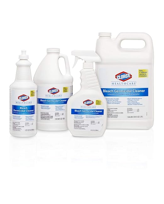 Clorox Healthcare Bleach Germicidal Cleaner Spray, 32 Fluid Ounces (Package May Vary)