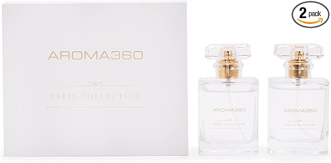 Aroma360-24K Magic - Essential Oil Room Spray Duo - Luxury Hotel Inspired Aromatherapy - Hints of Zesty Citrus, Floral Jasmine, & Lily - Hypoallergenic - Air Freshener Spray - 6.8 Fl Oz - 2 Pack