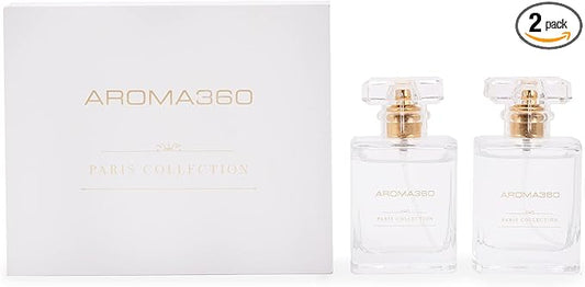 Aroma360-24K Magic - Essential Oil Room Spray Duo - Luxury Hotel Inspired Aromatherapy - Hints of Zesty Citrus, Floral Jasmine, & Lily - Hypoallergenic - Air Freshener Spray - 6.8 Fl Oz - 2 Pack