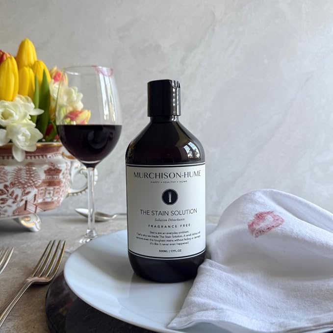 Muchison-Hume The Stain Solution, Removes Tough Stains on Clothes. Red Wine, Coffee, & Blood 17 Fl Oz Stain Remover For Clothes