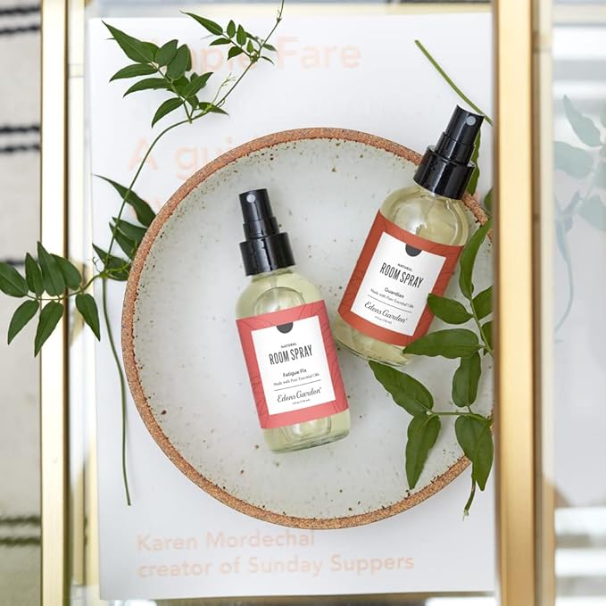 Edens Garden Fatigue Fix Natural Room & Linen Spray – 100% Pure Essential Oil Aromatherapy Mist for Uplifting Energy & Focus – Non-Toxic Air Freshener for Home & Office, 4 fl oz (118 ml)